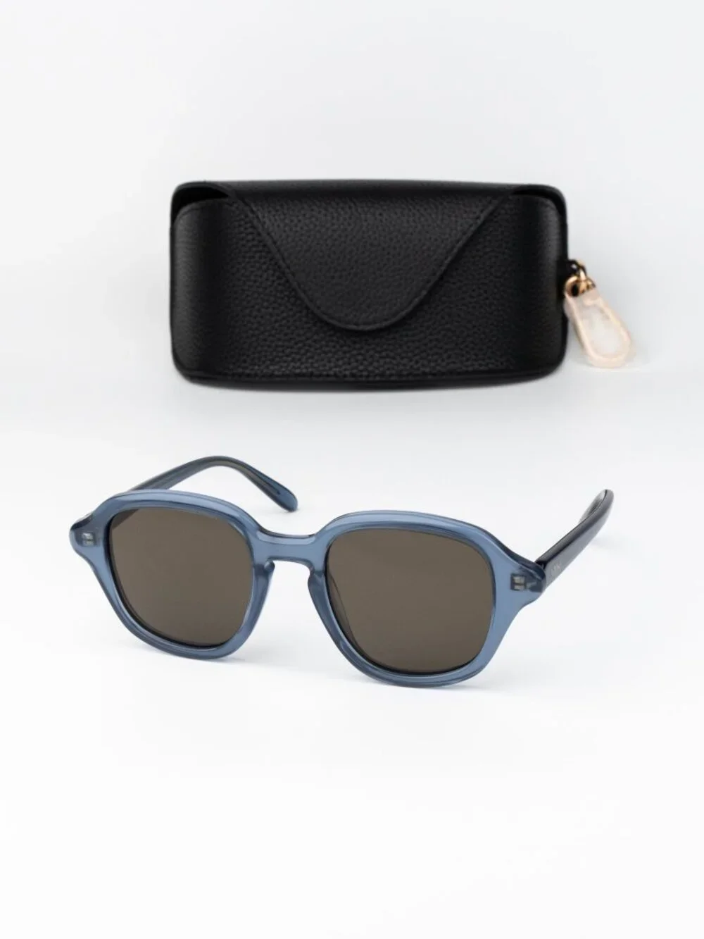 Loewe Women Sunglasses Blue Grey Round LW40163I 84E NEW AUTHENTIC